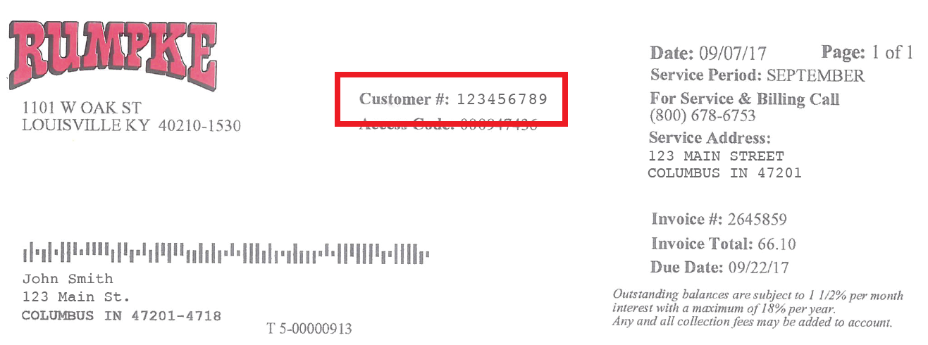 rumpke phone number bill pay